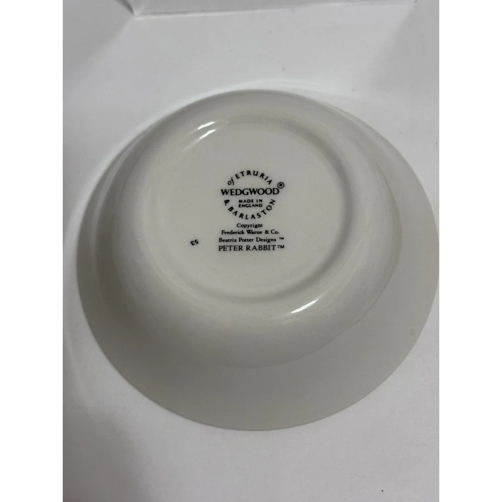 Wedgwood Peter Rabbit Nursery Set Cup Bowl Plate Beatrix Potter Made in England